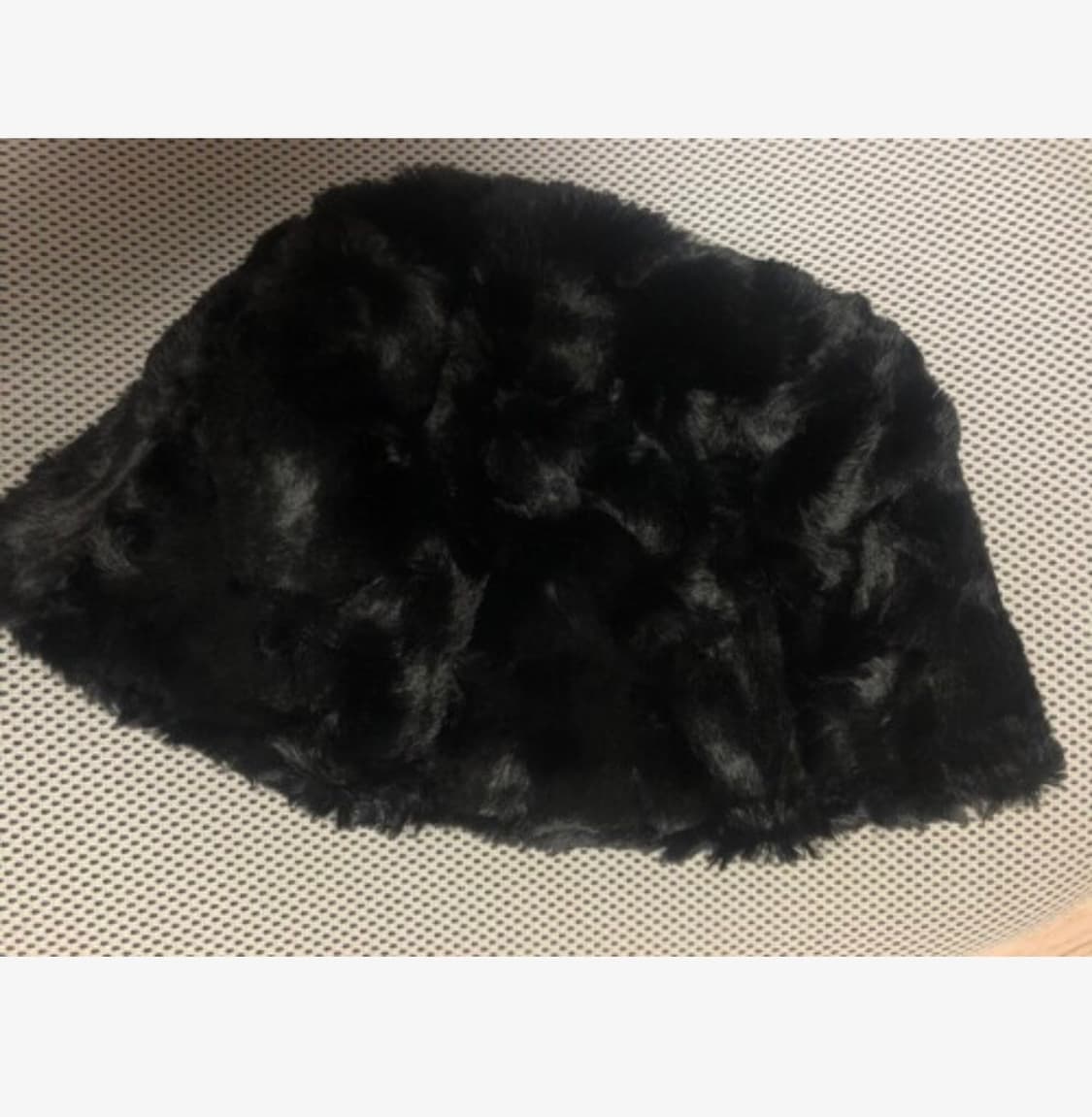 써틴먼스 퍼 버킷햇 블랙 상품이미지2