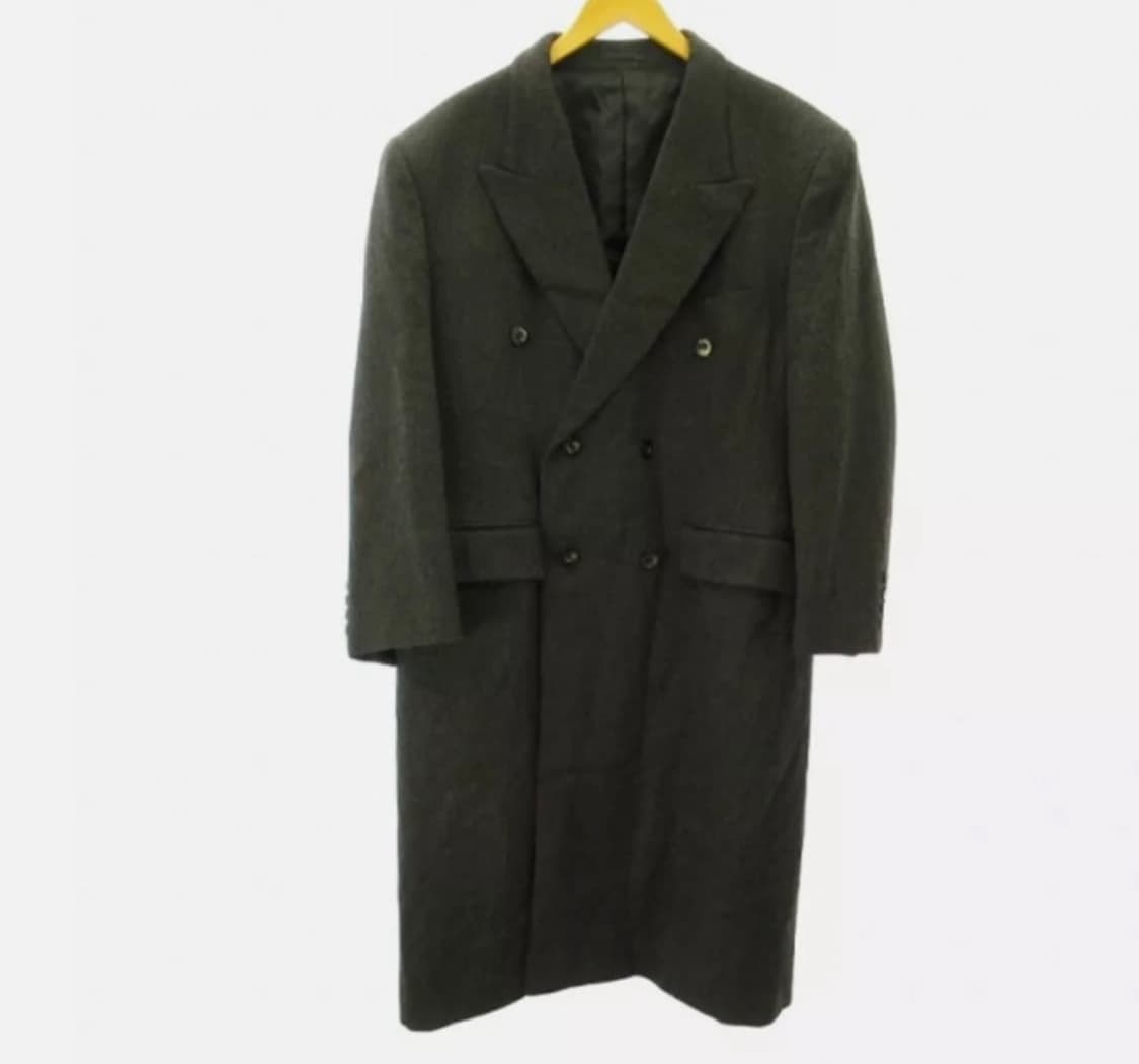 Crombie 캐시미어100% 더블롱코트 xl 상품이미지2