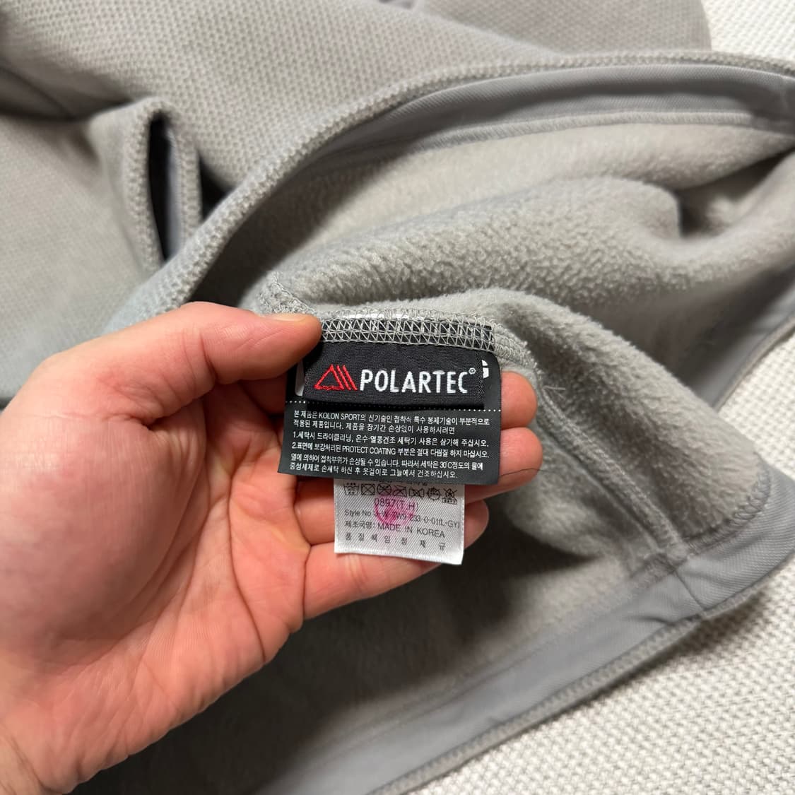 코오롱스포츠 폴라텍 하프넥 풀오버 상품이미지3