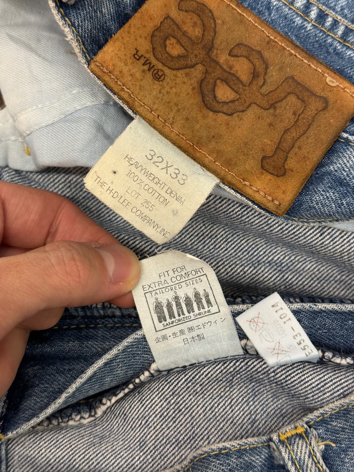 Japan Lee Riders Straight Denim Pants 상품이미지9