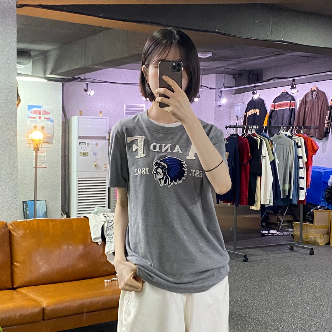아베크롬비 앤 피치 인디언 패치 반팔티 B4880 상품이미지1