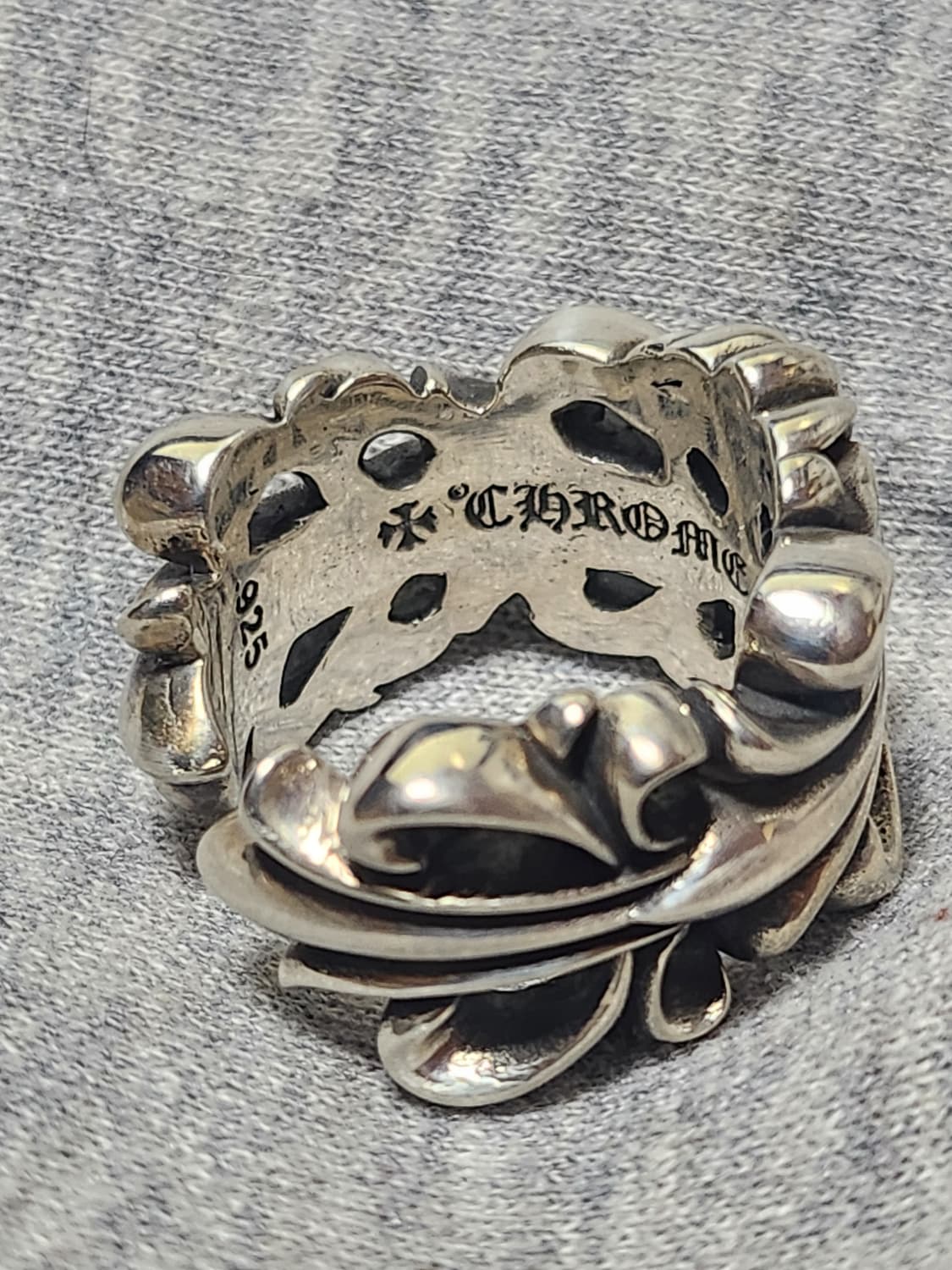 크롬하츠 더블 플로랄 링 us9 상품이미지3