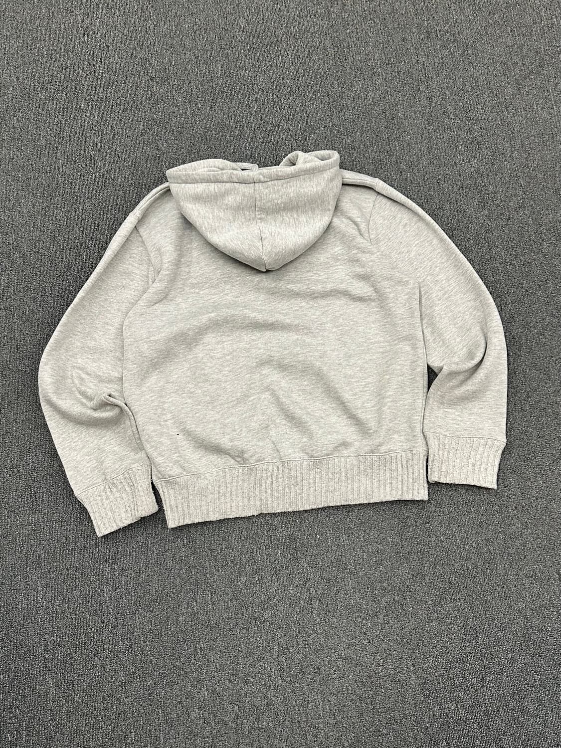 L)Japanese vintage 여성 패치 디테일 그레이 후드집업 상품이미지5