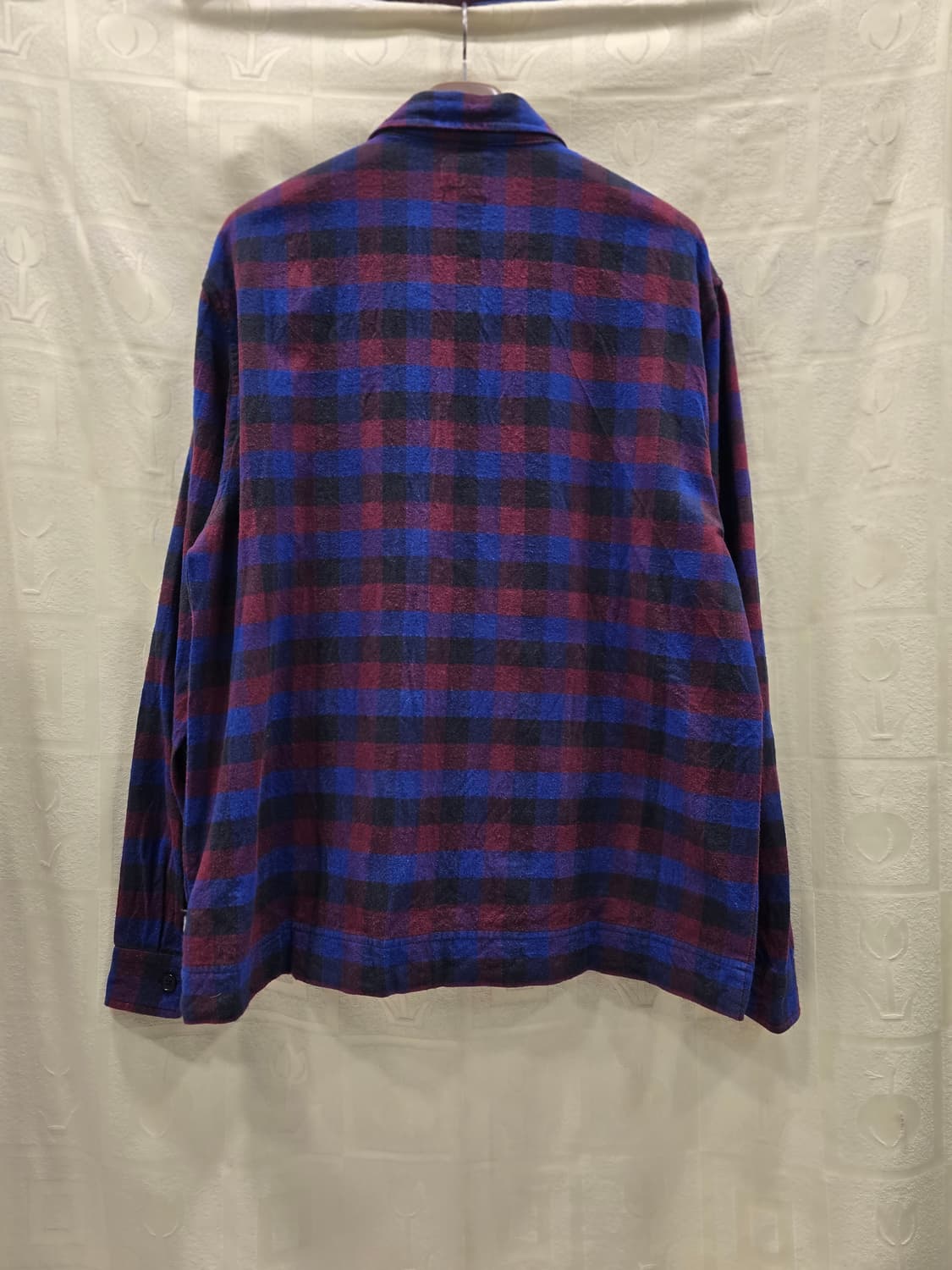 스투시 타탄 체크 하프 집업자켓 셔츠 105 상품이미지5