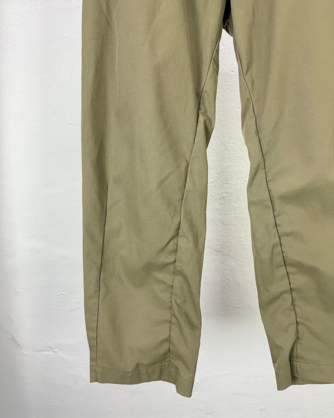나이키 올리브 벨티드 버튼 플라이 핀턱 와이드 팬츠 상품이미지4