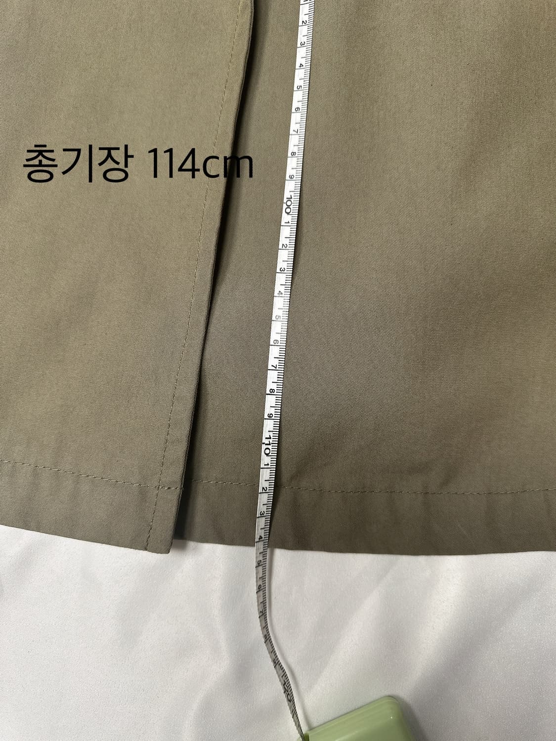 톰보이 카키 오버핏 트렌치코트+구찌더스트백(택있음) 상품이미지8