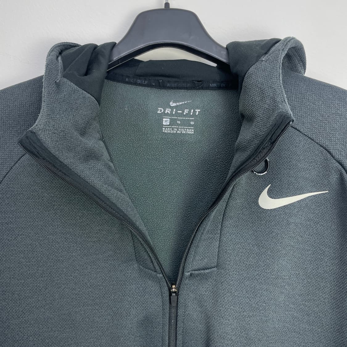 나이키 드라이핏 기모 후드집업 스판 자켓 XL 상품이미지3