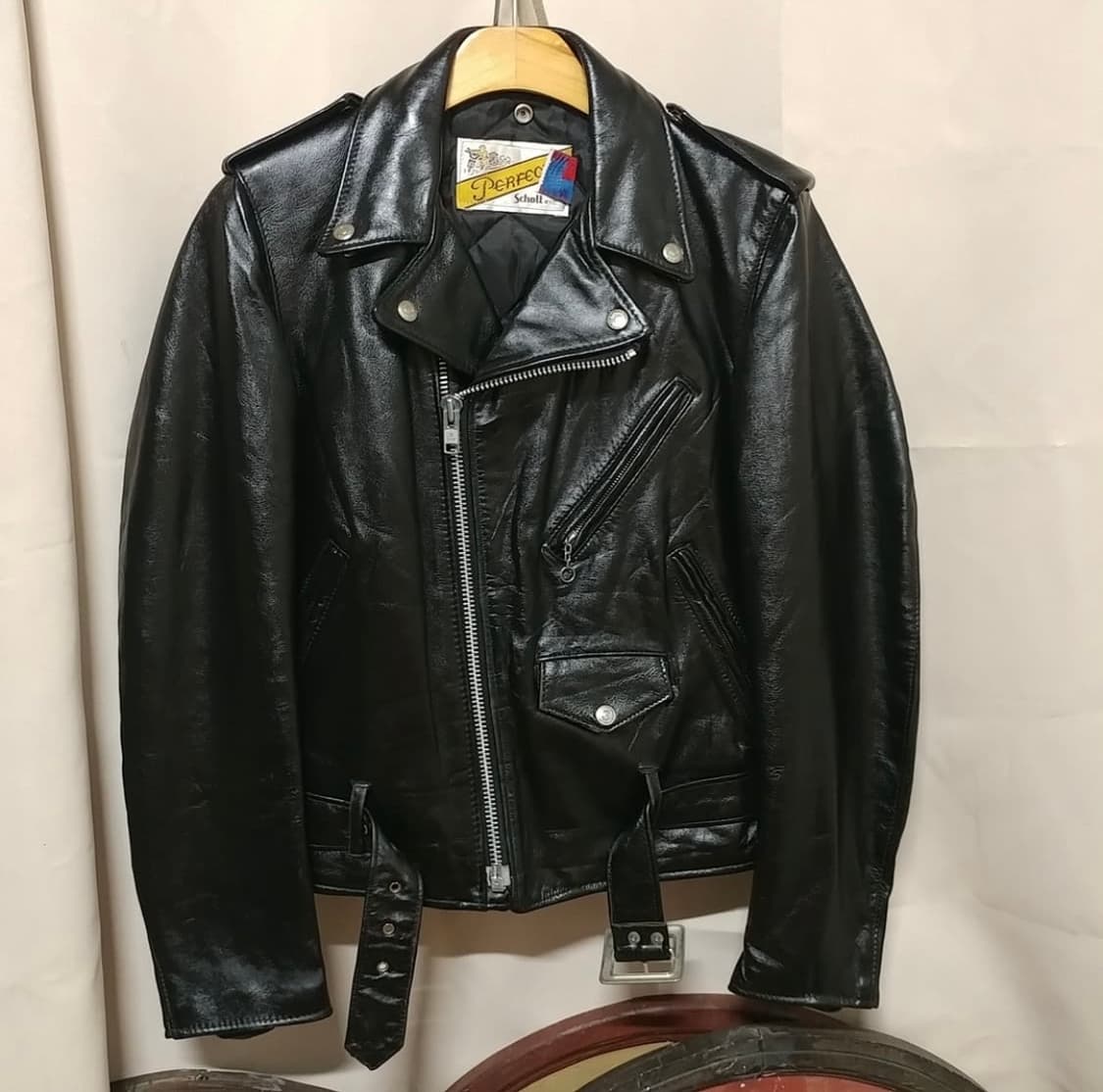 Schott Leather Jacket (한정판) 상품이미지1