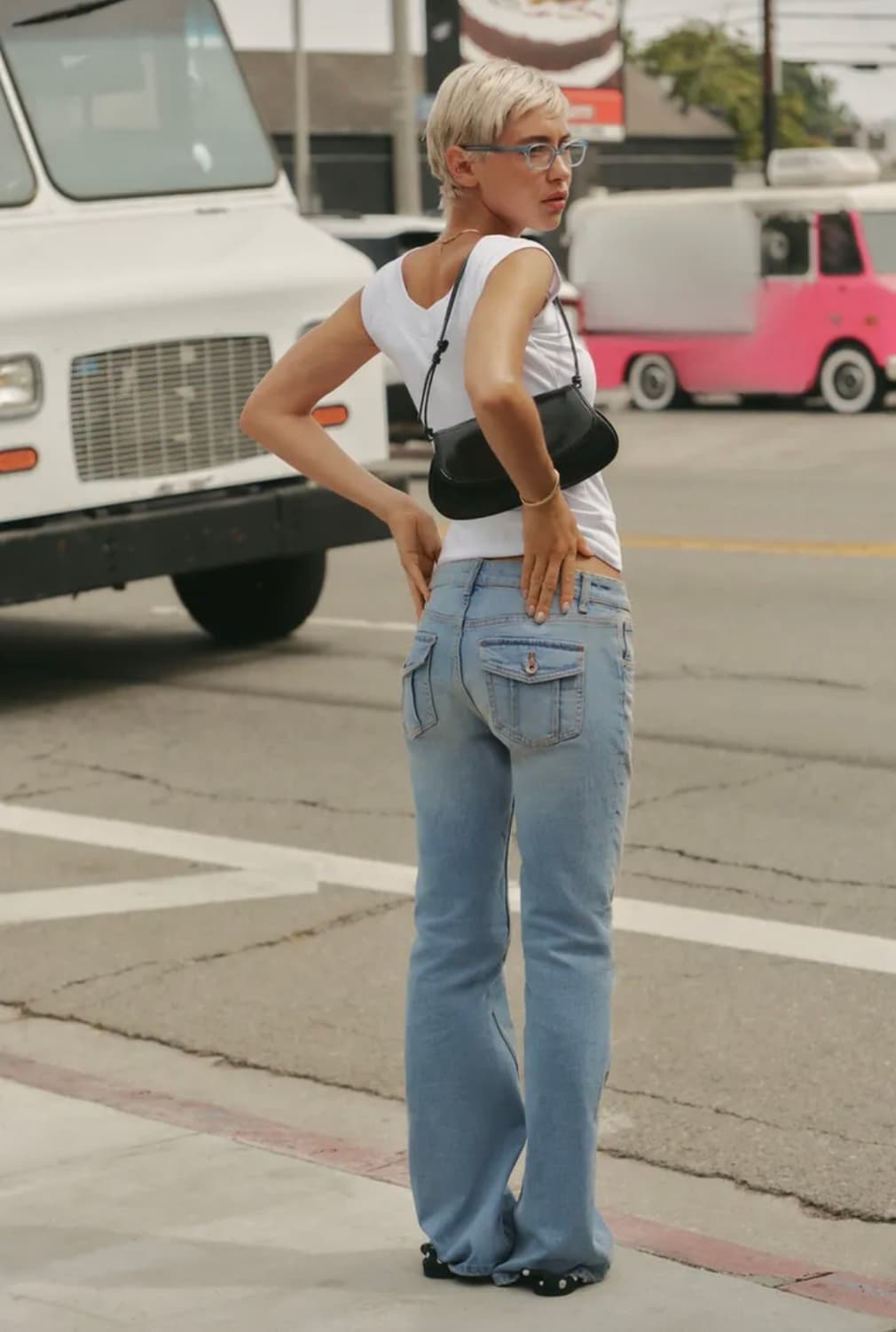 ZARA/ Low rise Denim_Lightblue 상품이미지2