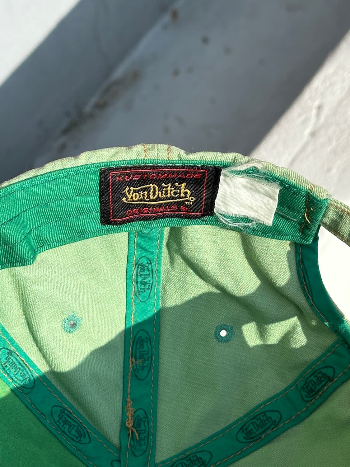 [M-L] 본더치 로고 디트로이트 연두색 볼캡 모자 상품이미지8