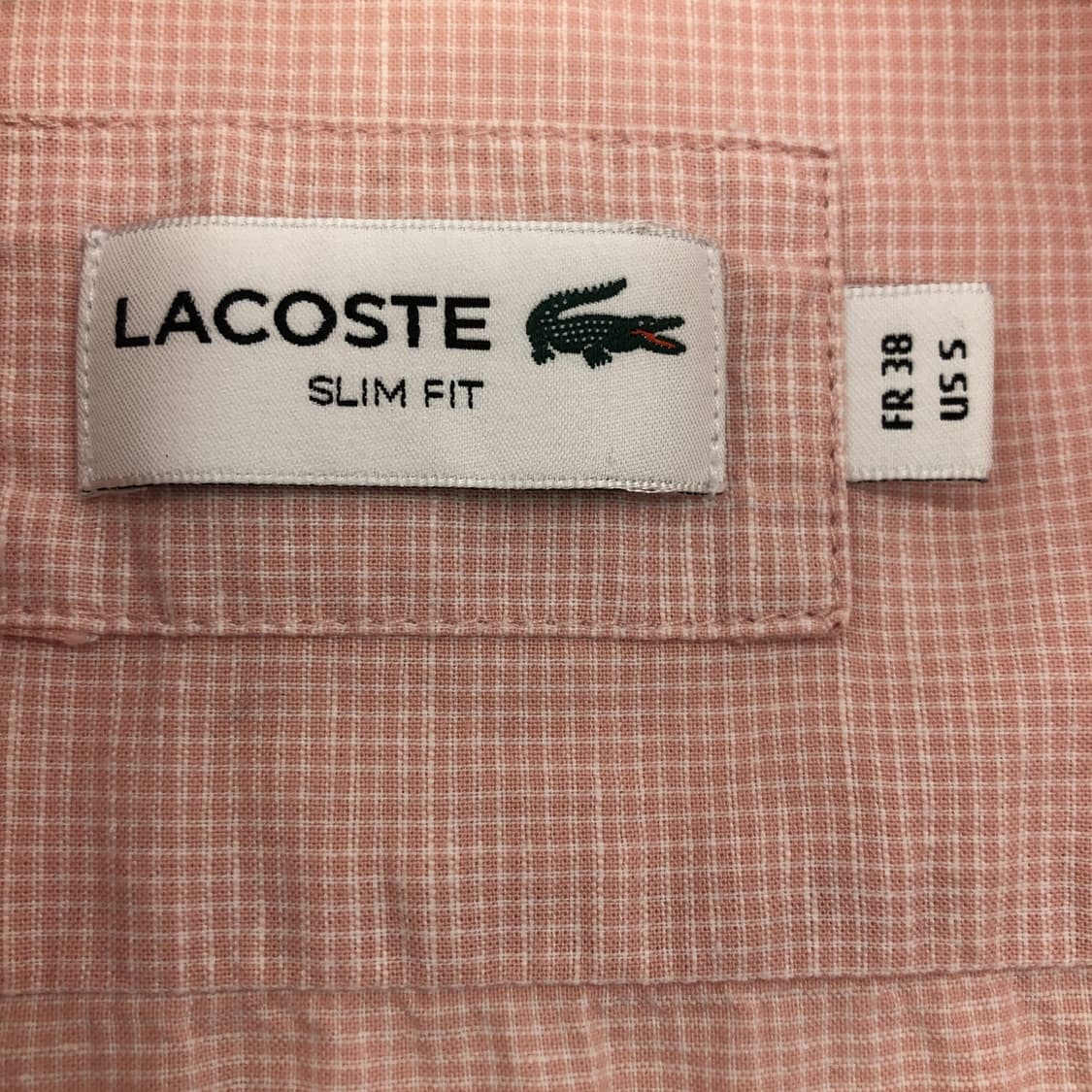 라코스테 린넨 깅엄셔츠 95 사이즈 상품이미지6
