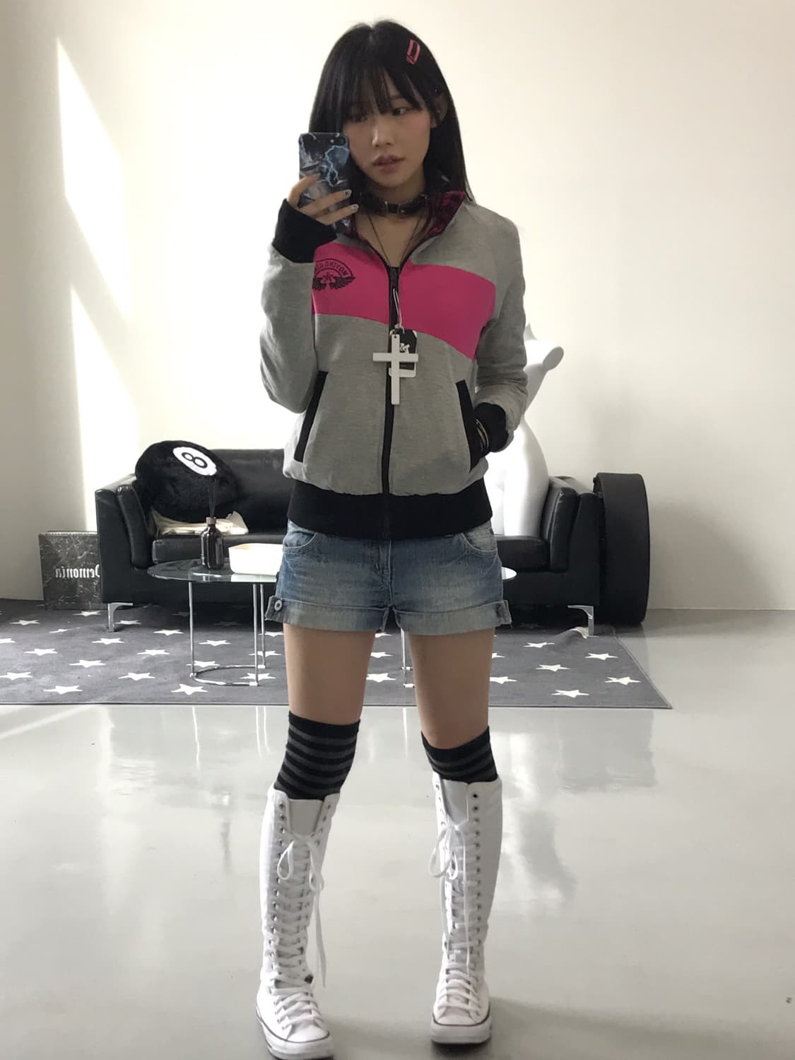 Lizlisa Doll Y2k Reversible Jackets 상품이미지3