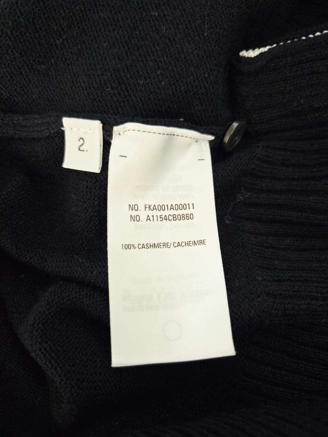 톰브라운 4선 캐시미어 크루넥 니트 다크 네이비 상품이미지8