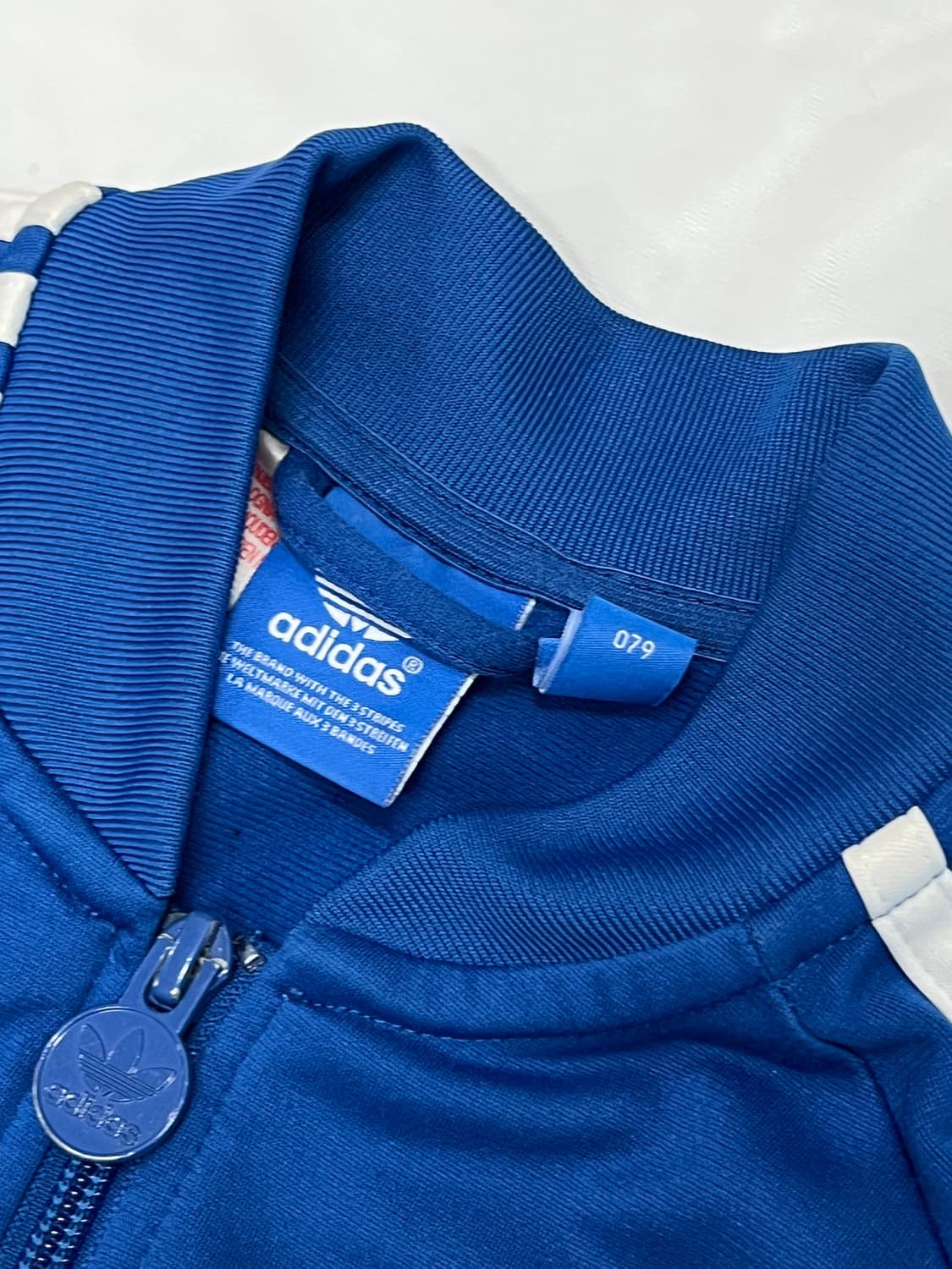 (79) 아디다스 주니어 슈퍼스타 트랙탑 져지 블루 상품이미지3