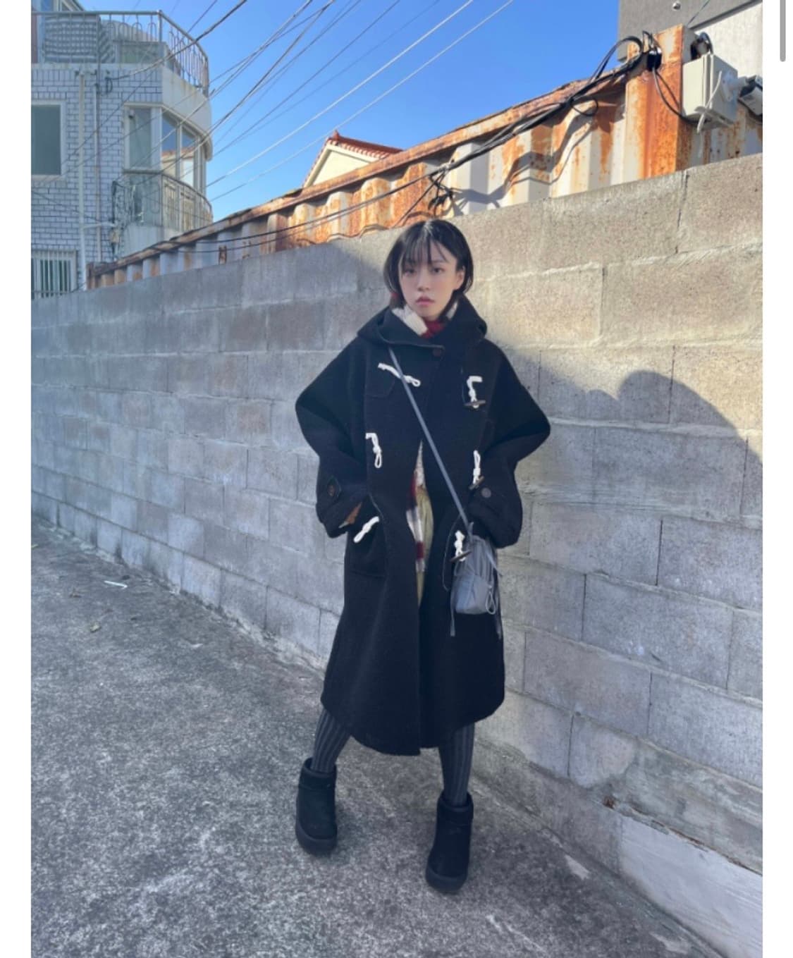 김아홉 뽀글이 떡볶이 코트 - 아이보리 상품이미지2