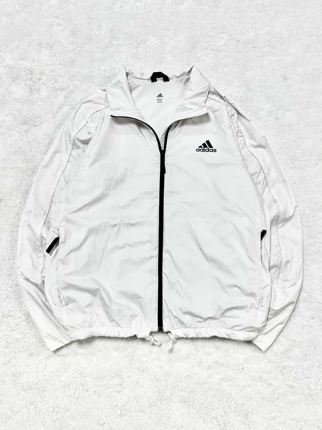 아디다스 화이트 누빔 바람막이 상품이미지5