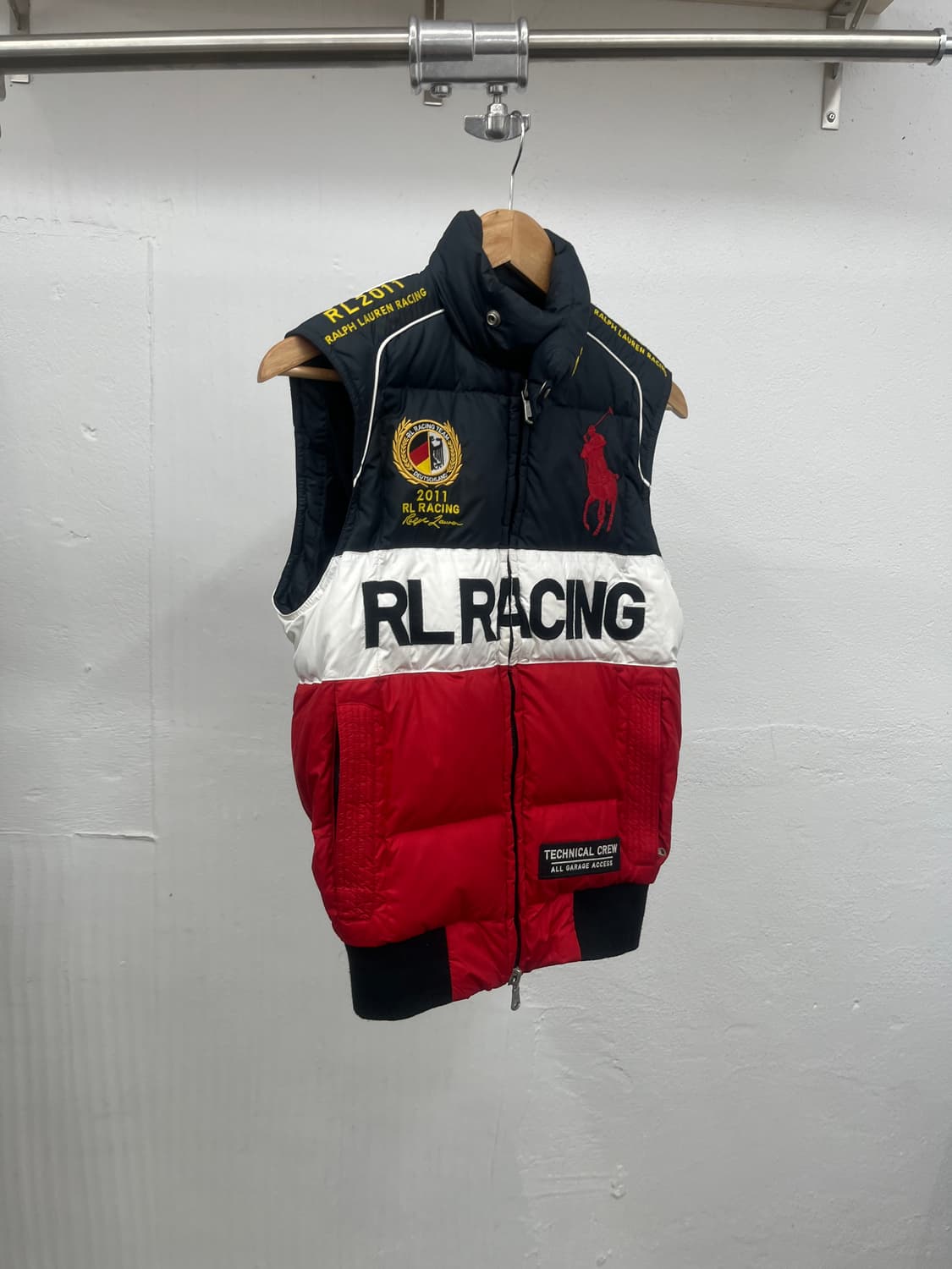 S) POLO RACING 2WAY BIG PONY DOWN VEST 상품이미지1