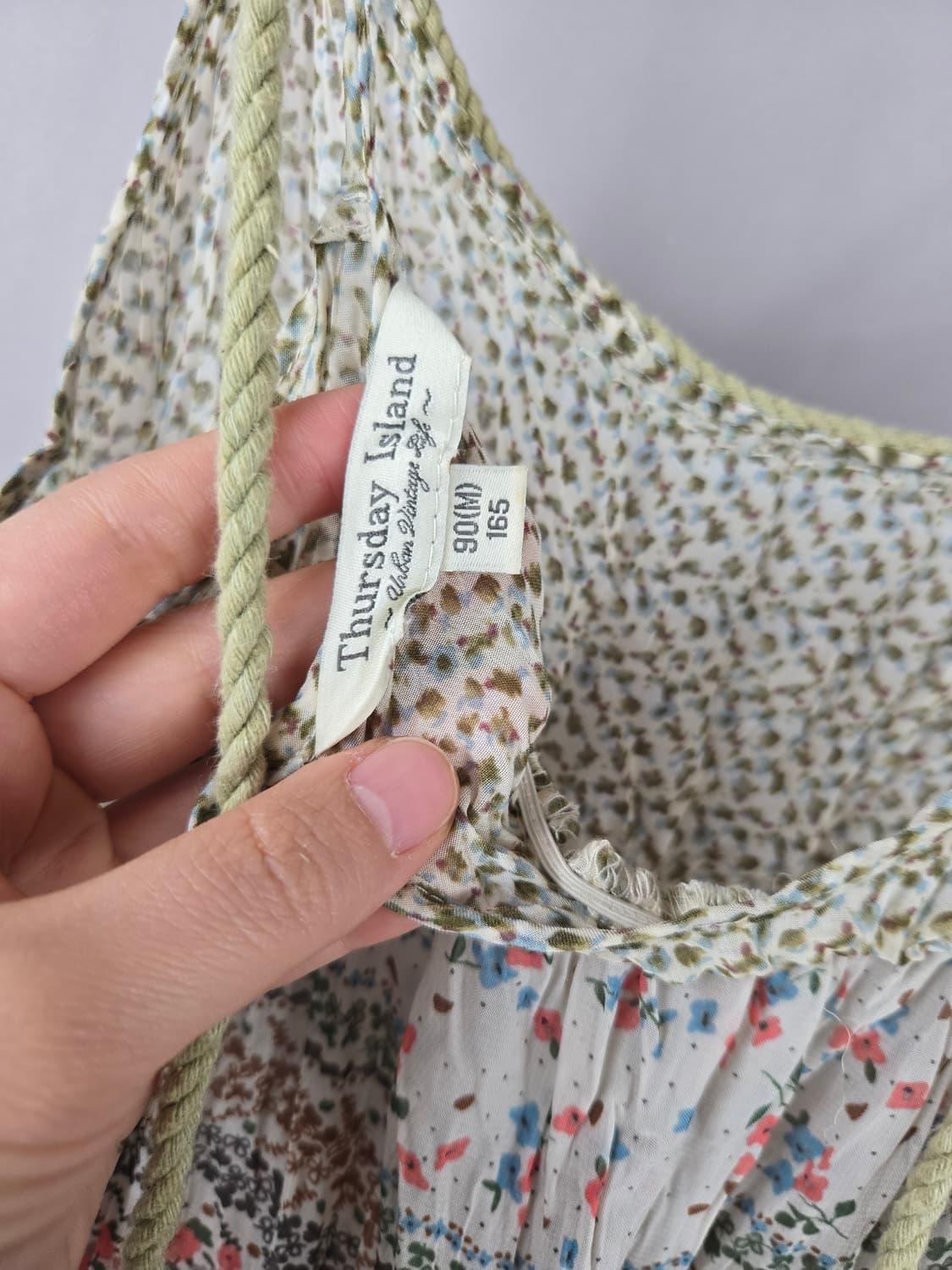 [무료배송]써스데이아일랜드 M 여성 보헤미안 레이어드 원피스 상품이미지8