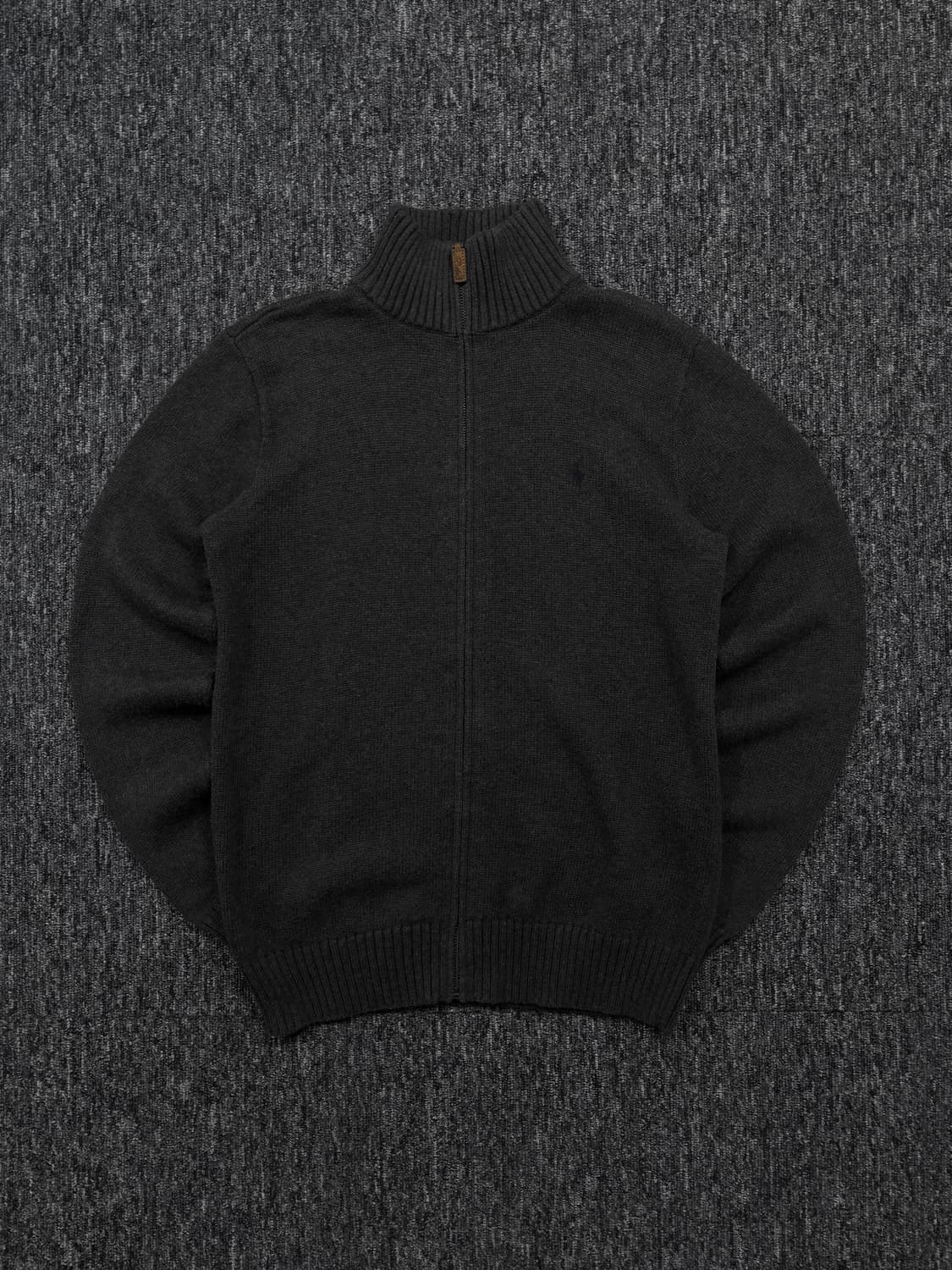 폴로 그레이 니트 집업 상품이미지4