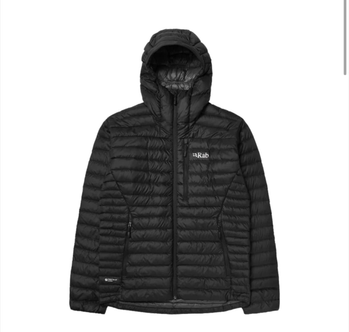 Rab 랩 마이크로라이트 알파인 자켓 블랙 상품이미지1