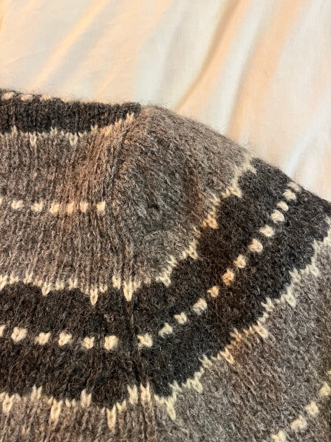 Vintage clasical pattern Knit 상품이미지3