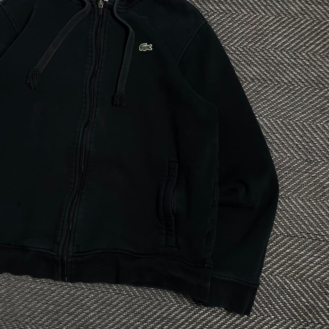 라코스테 자수로고 미니멀 후드집업o 4797 상품이미지2