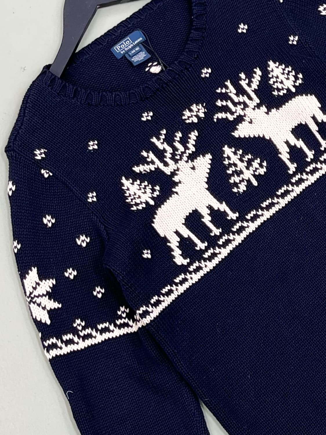 폴로 랄프로렌 노르딕 스노우 플레이크 디어 니트 상품이미지5