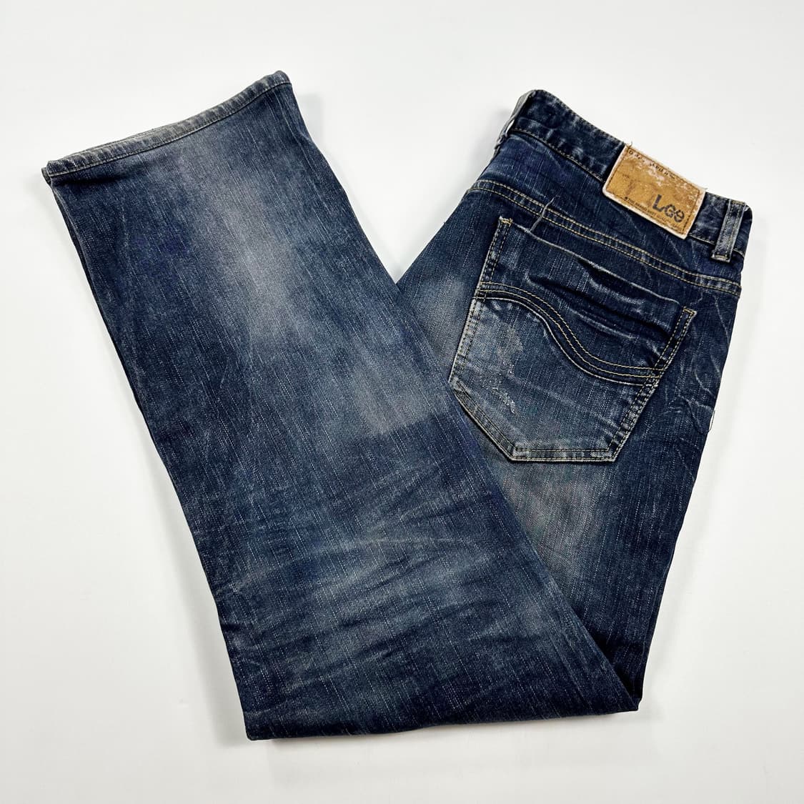 VTG 빈티지 워싱 스트레이트 데님팬츠 (32인치) 상품이미지2