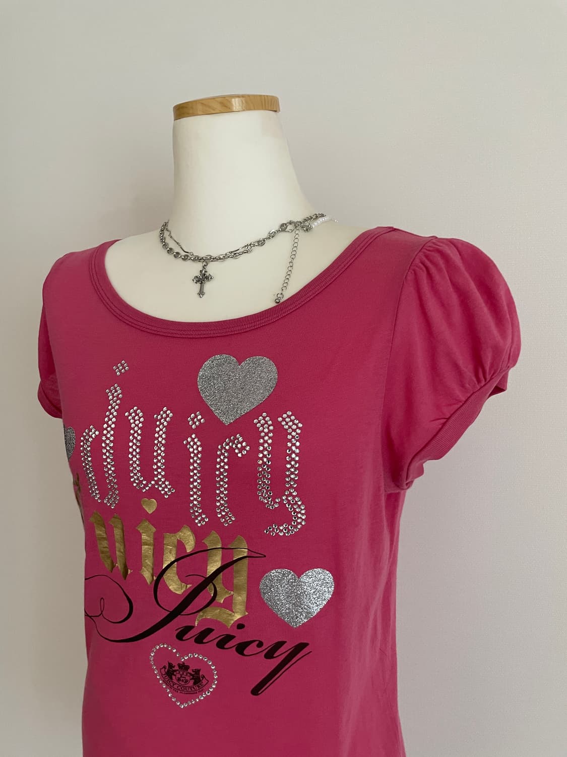 쥬시 꾸뛰르 핑크 반팔 티셔츠 상품이미지3