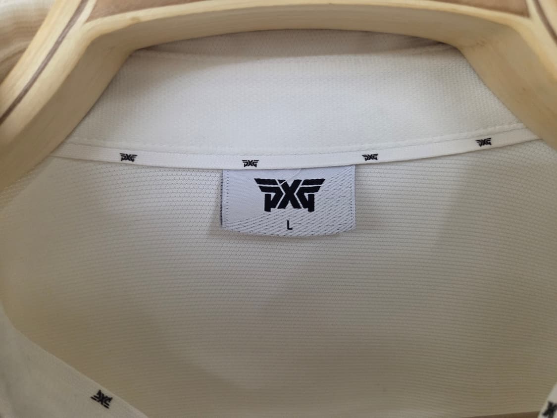 PXG 남성 골프 반팔 카라티 화이트 L 상품이미지3