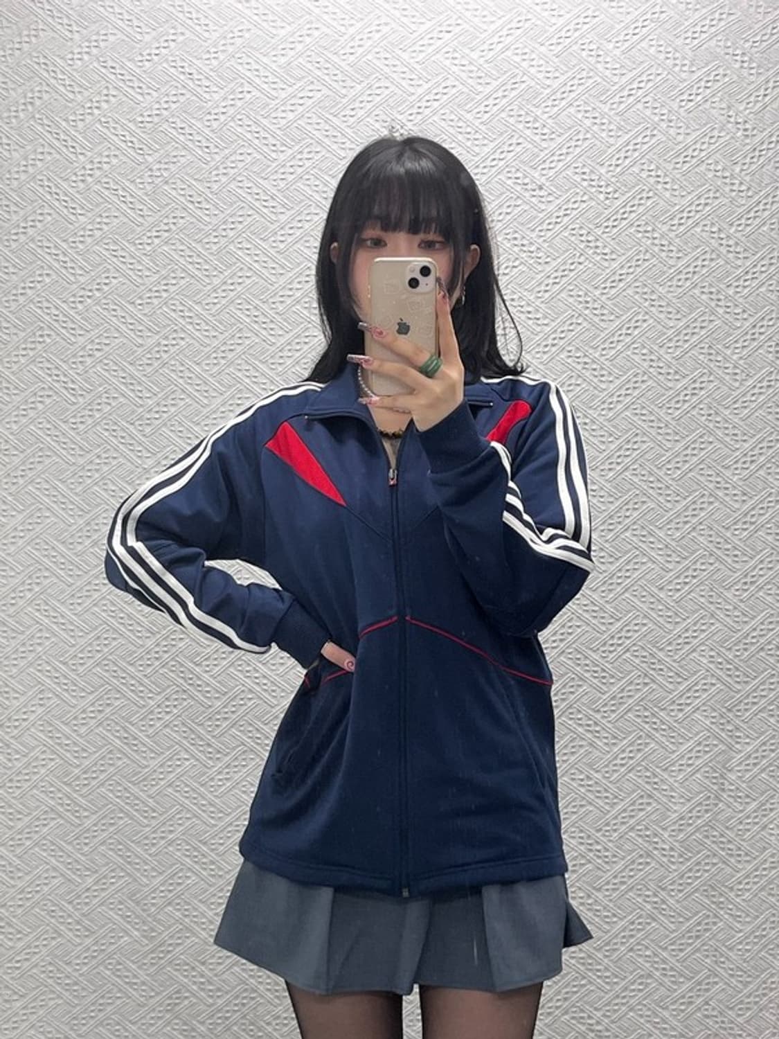 아디다스 레트로 00's 빈티지 배색 져지 집업 95 C11718 상품이미지1
