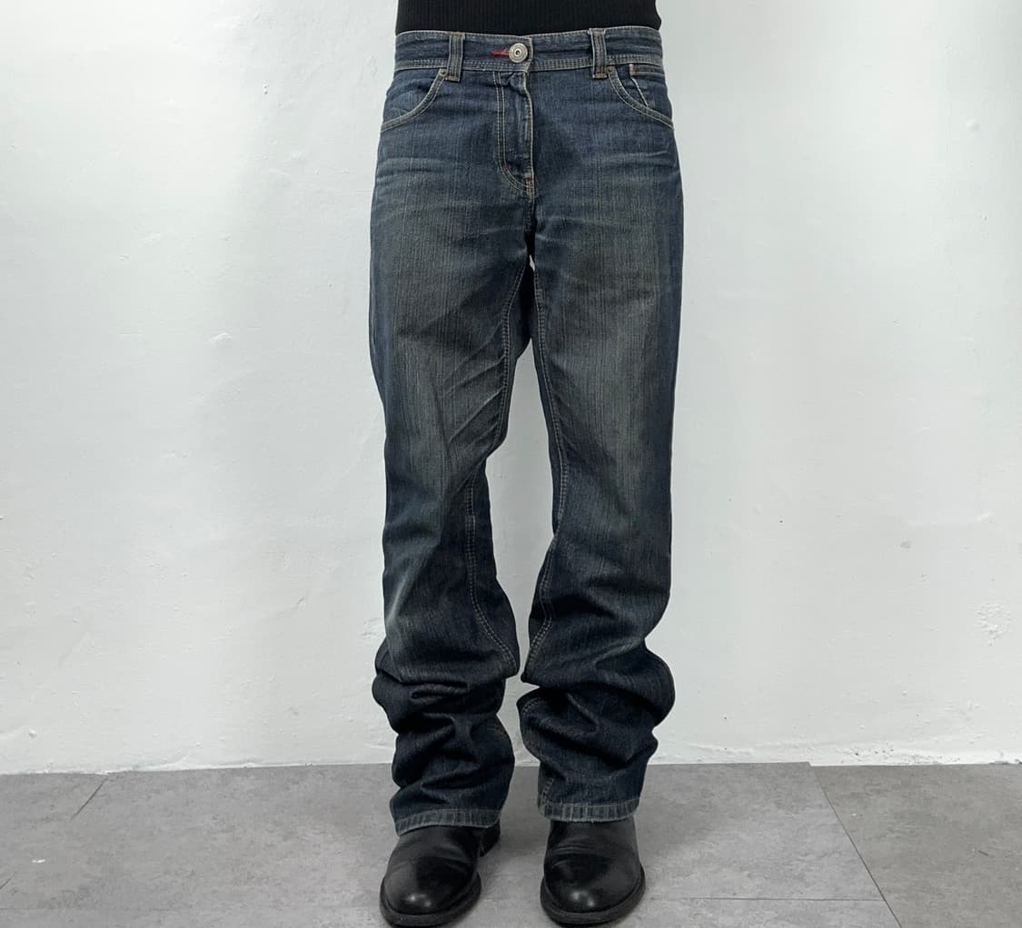 Faded Indigo Bootcut Denim 상품이미지2