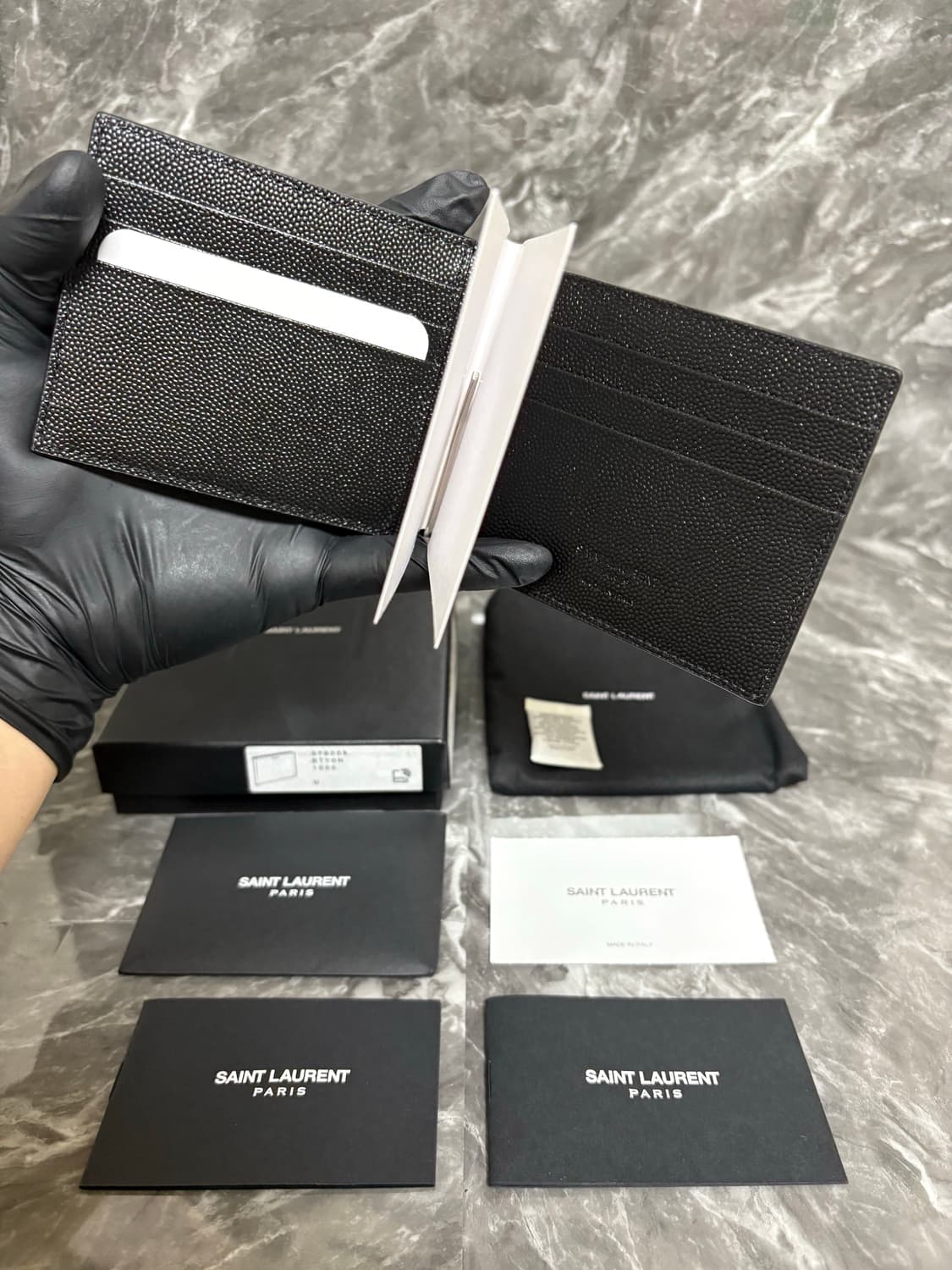 [새상품] 입생로랑 머니클립 레더 반지갑 상품이미지2