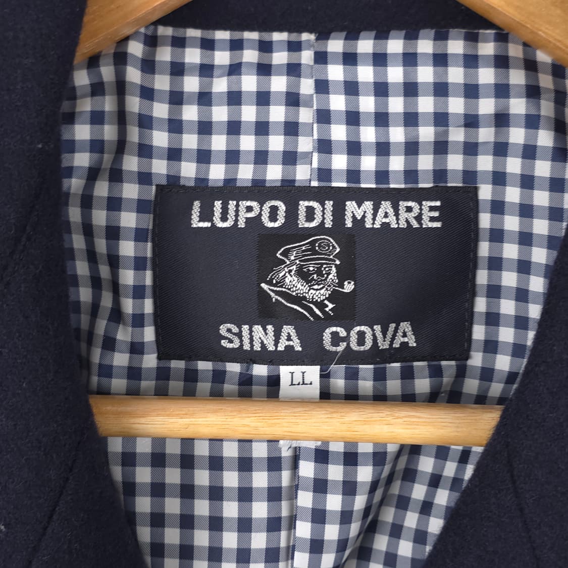 시나코바 더블버튼 울 자켓 네이비 (L) 상품이미지4