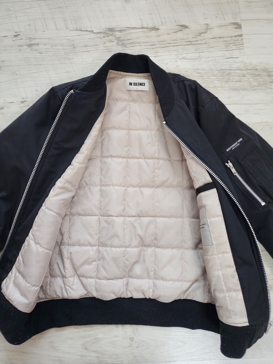 IN SILENCE 인사일런스 MA-1 봄버 자켓 M(100) 항공 점퍼 상품이미지7