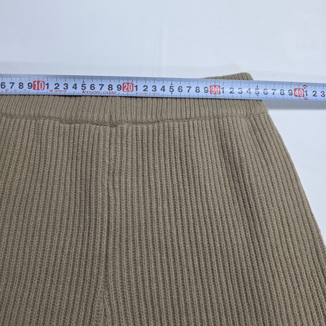 1156 ORR 오르 울 니트 팬츠 베이지 밴딩 팬츠 / 여성 상품이미지3