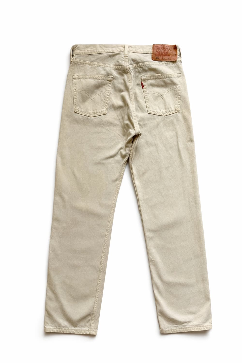90s 리바이스 501 베이지 데님 32" USA MADE 상품이미지8