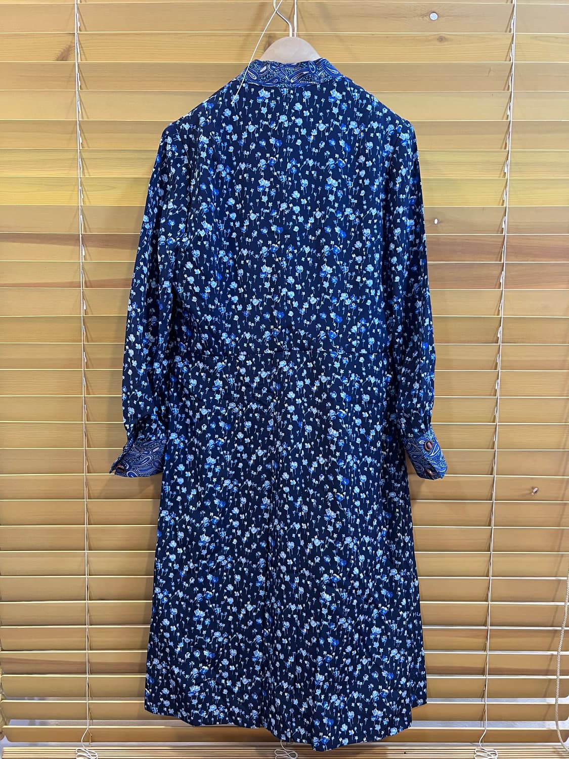 일본수입 여성 네이비 플라워원피스 상품이미지3