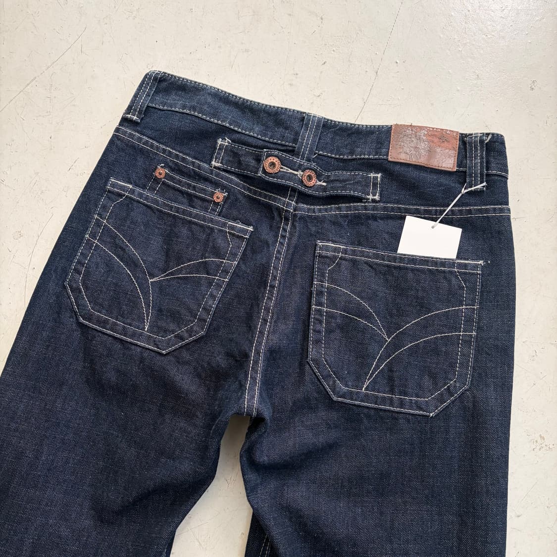 JPN 빈티지 신치백 레귤러 데님팬츠 34 상품이미지7