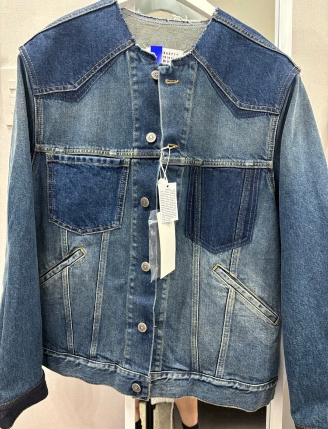 메종 마르지엘라 논카라 패널 데님 자켓 상품이미지2