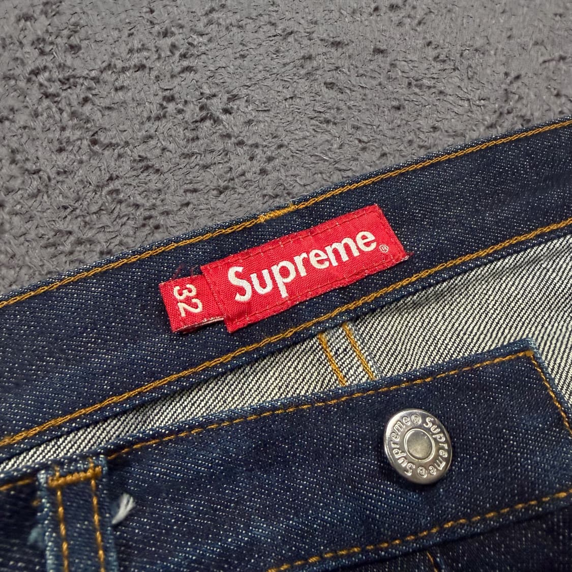 Supreme 슈프림 리지드 셀비지 데님팬츠 상품이미지8
