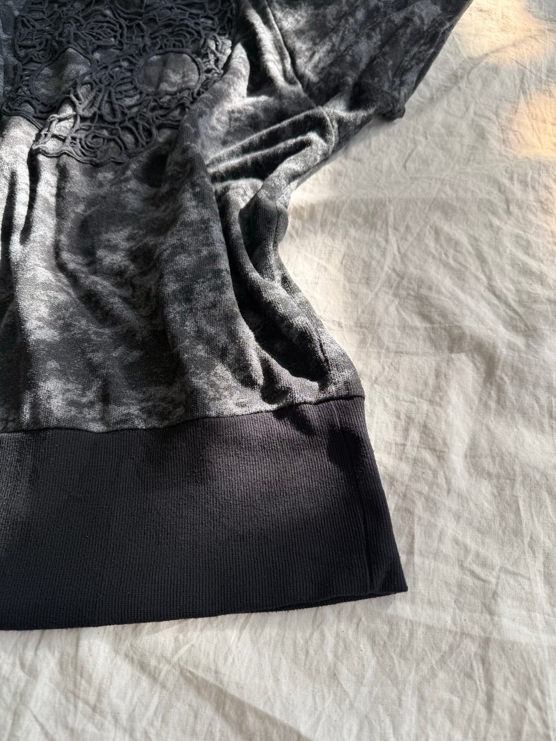 너드 펑크 락시크 니혼진 가오리핏 반팔 후드집업 상품이미지7