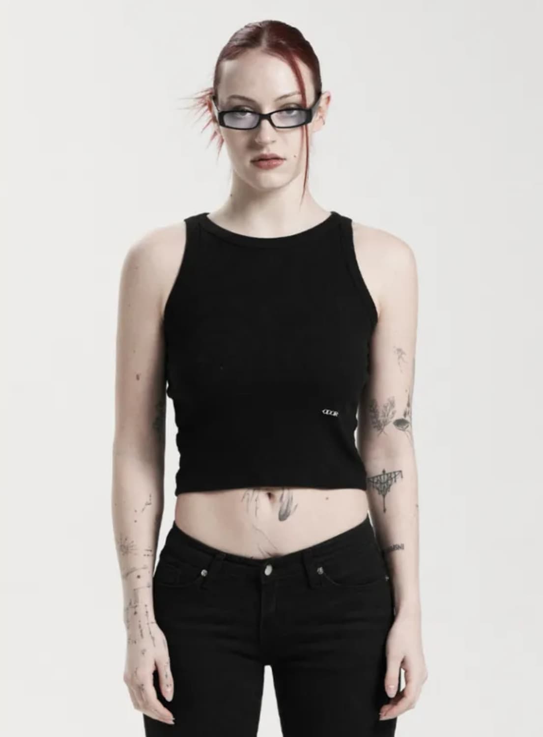 Odor 오도어 Slim sleeveless grey 상품이미지2