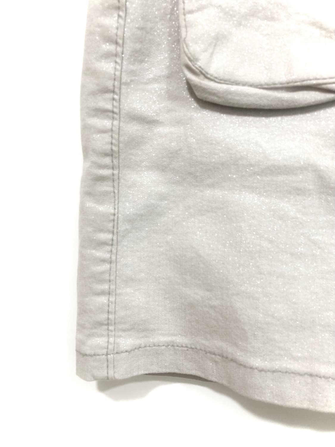 Grey glitter pocket short skirt 상품이미지3