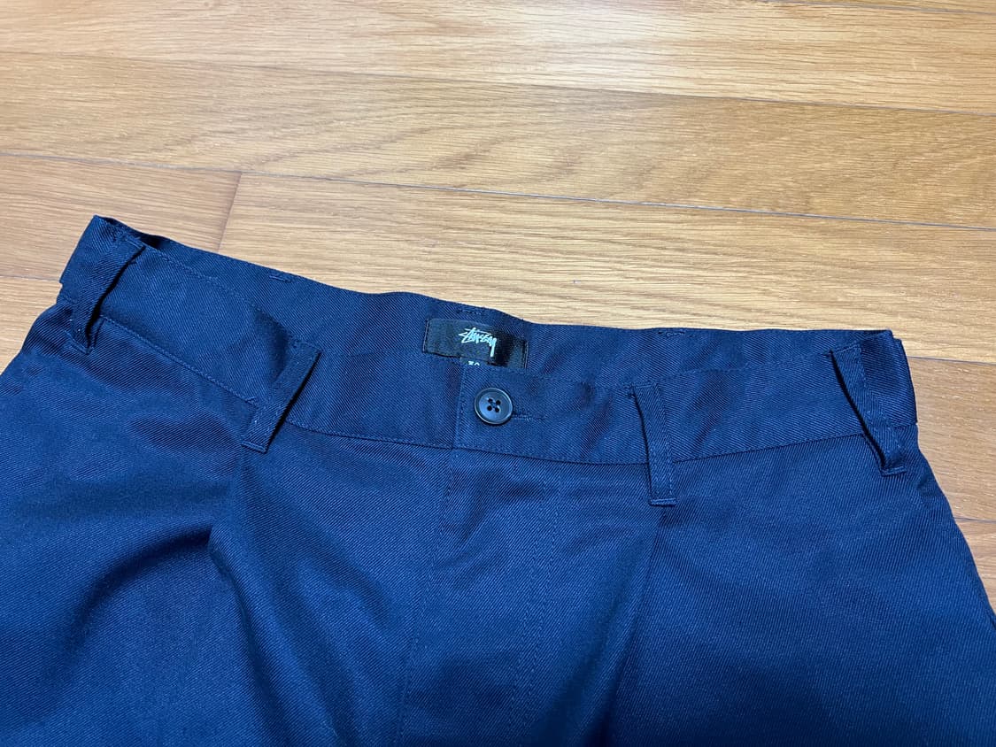 스투시 TWILL VOLUME PLEATED TROUSER 네이비 상품이미지8