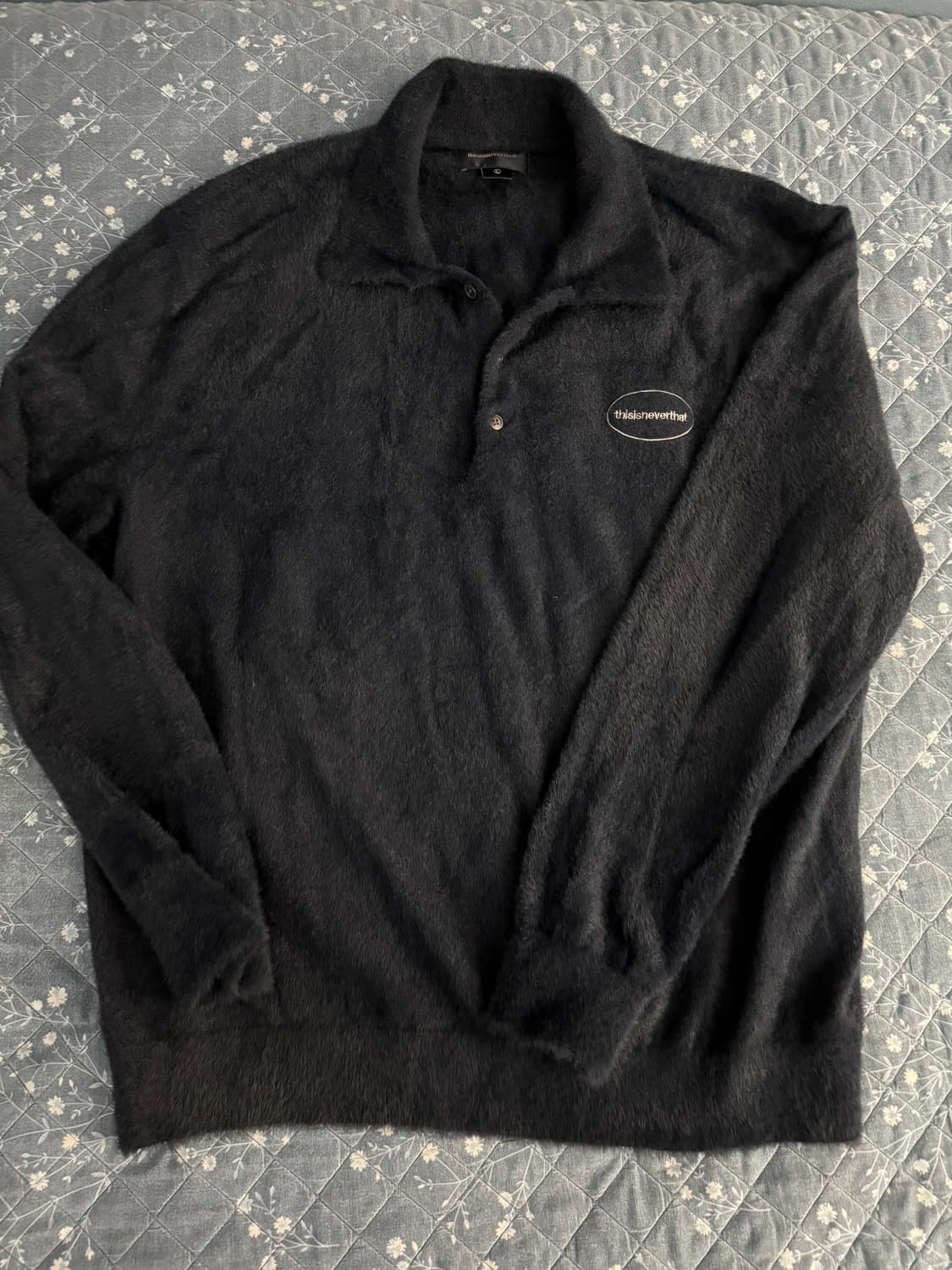 디스이즈네버댓 E/T-Logo Shaggy Polo Navy 상품이미지2