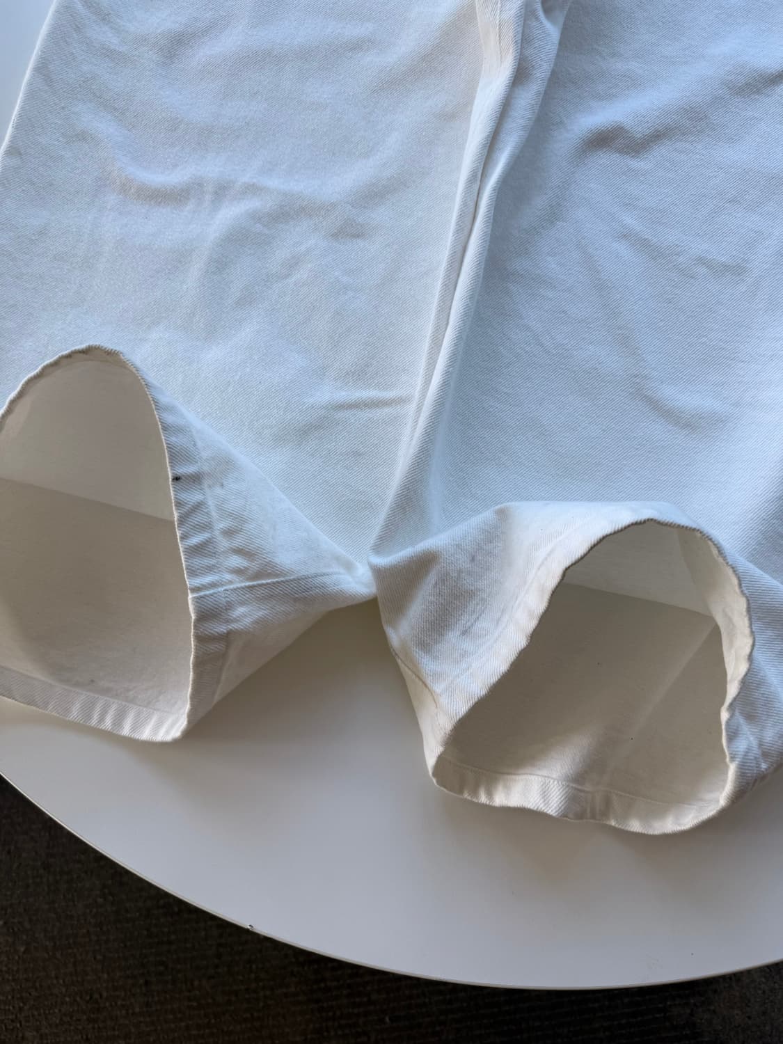 STU 와이드 코튼 팬츠 크림 상품이미지9