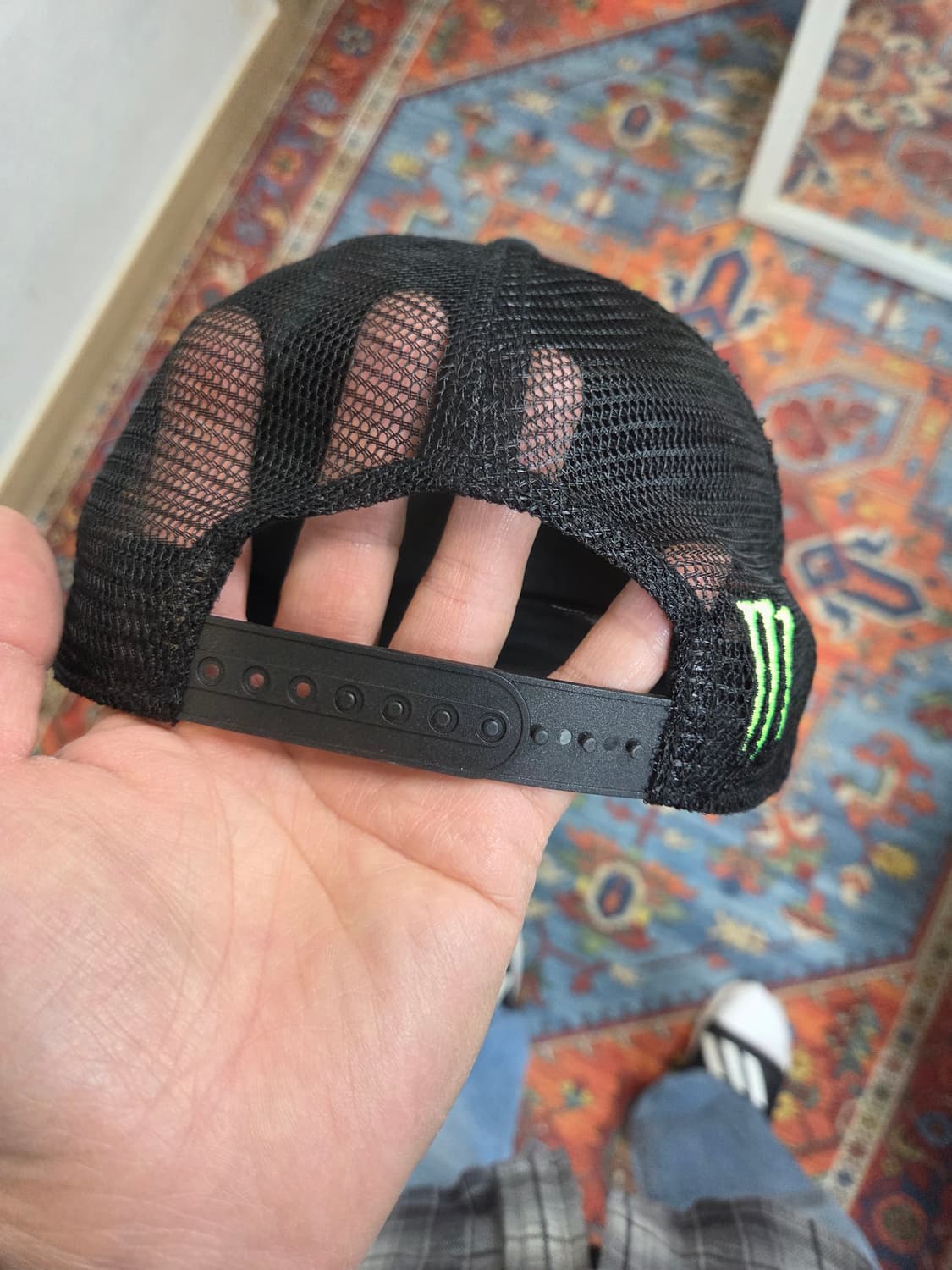 몬스터 에너지 디지털 카모 메쉬 스냅백 모자 프리  상품이미지3