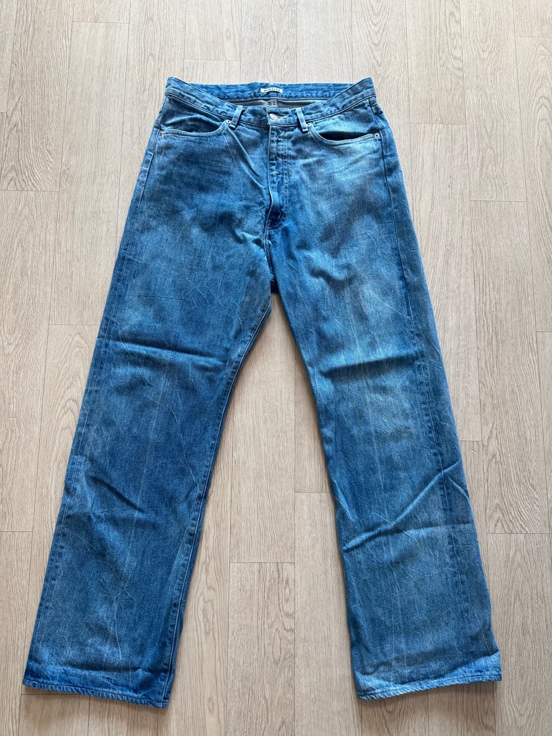 오라리 셀비지 페이디드 라이트 데님팬츠 22ss 상품이미지2