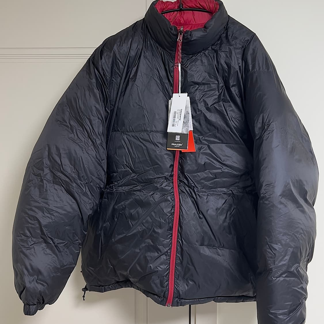 새상품 디스이즈네버댓 퍼텍스 리버시블 다운 자켓 패딩 레드/블랙 XL 상품이미지3